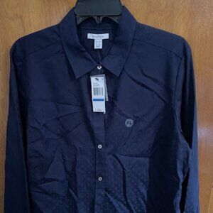 Women's NWT Nautica XL long sleeve button down shirt